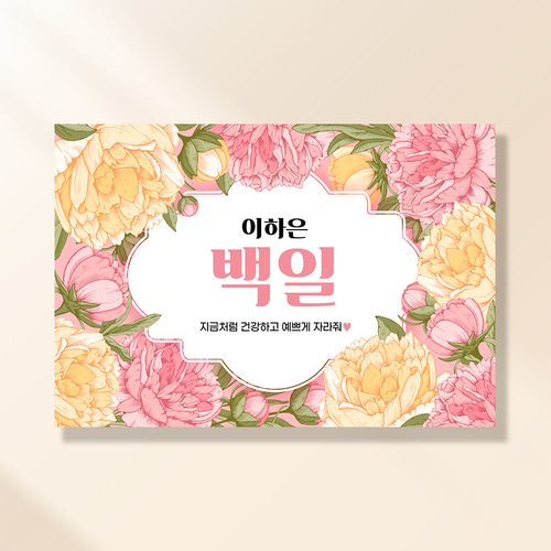 돌잔치현수막 첫 아기 아이 생일 셀프 파티 백일 100일상 제작 BD155