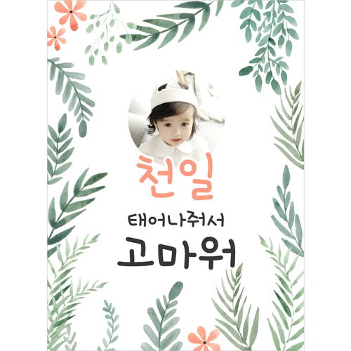 생일현수막 천일동안 C256