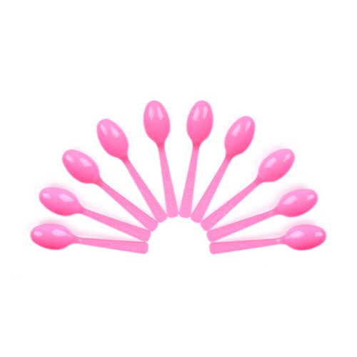 파스텔핑크 파티용 스푼