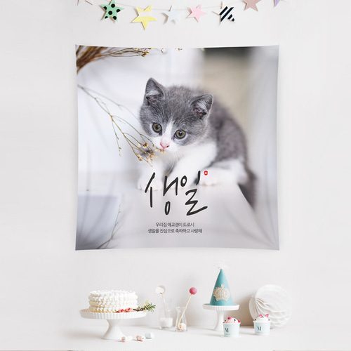 반려동물현수막 너의생일 PB203